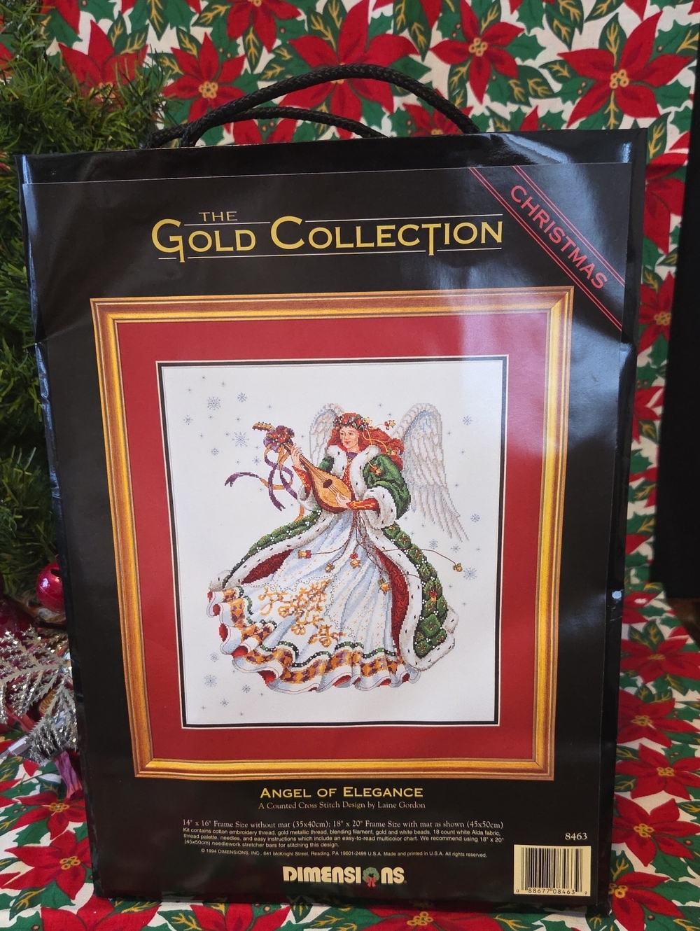 1994 DIMENSIONS Angel Of Elegance Gold Collection Counted Cross Stitch Kit